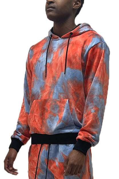 Mens Cotton Tye Dye Hoodie