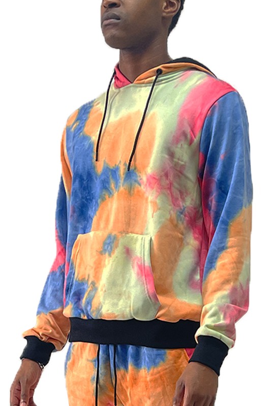 Mens Cotton Tye Dye Hoodie