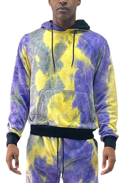 Mens Cotton Tye Dye Hoodie