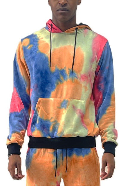 Mens Cotton Tye Dye Hoodie