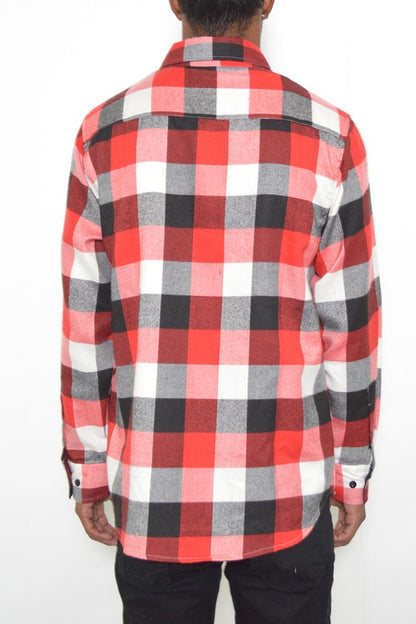 Weiv Long Sleeve Checkered Flannel