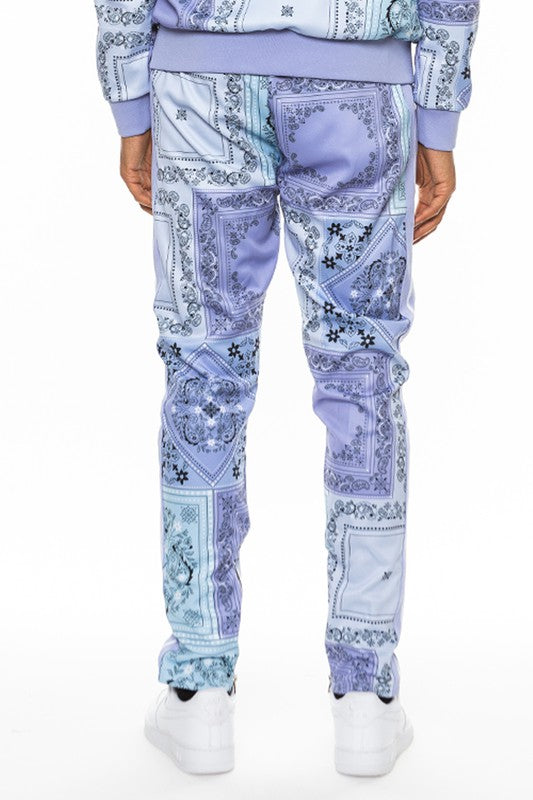 Weiv Paisley Bandana Print Track Pants