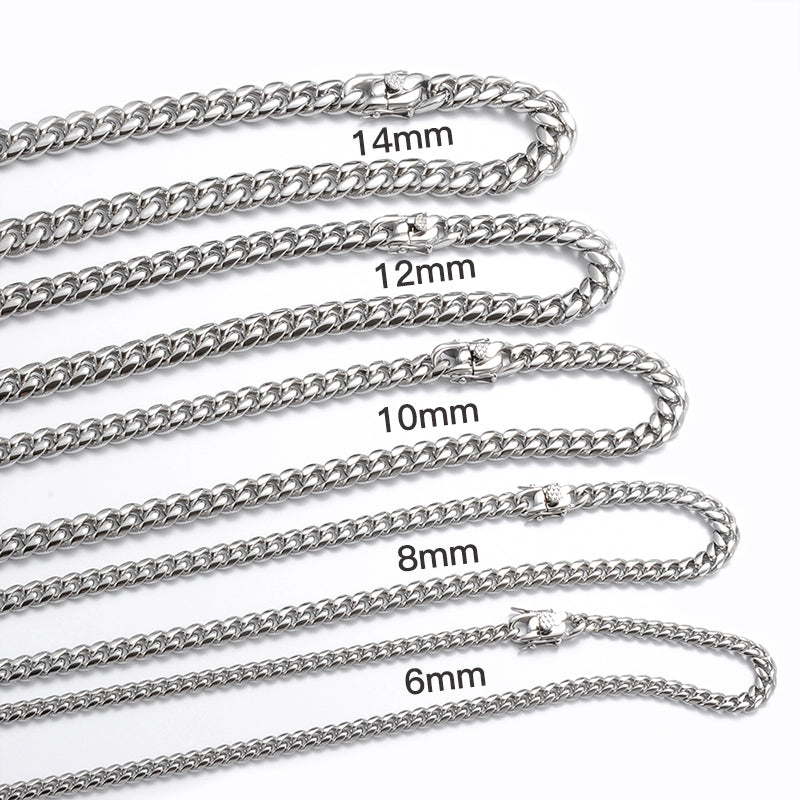 GRGR Cuban Cuban High Quality Titanium Steel Necklace