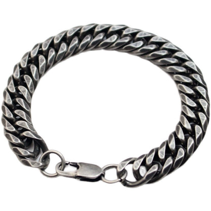 Jewelry Vintage Distressed Titanium Steel Men Personalized Bracelet