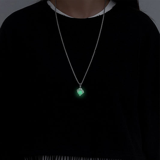 Luminous Lucky Tree Female Pendant All-Match Jewelry Necklace