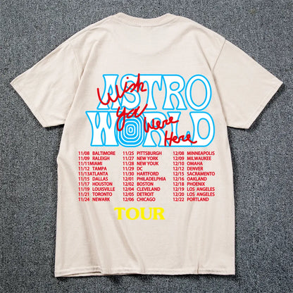 Cactus Jack WISH YOU WERE HERE T-shirt - Travis Scott