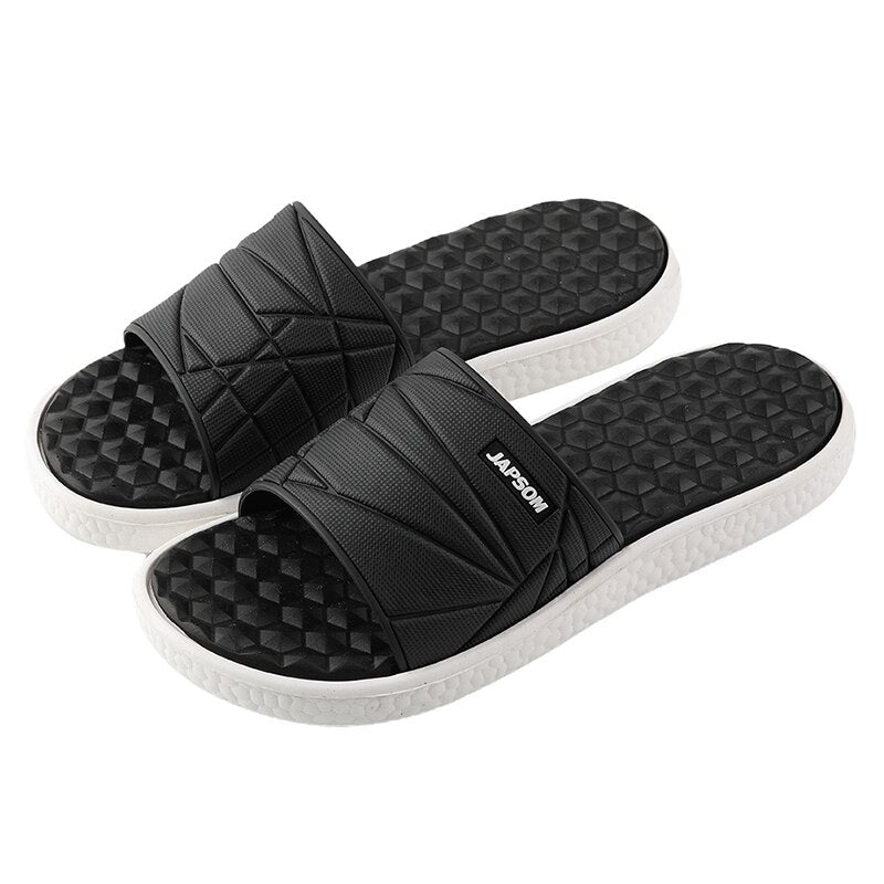 Rubber Sole Fashion Slides