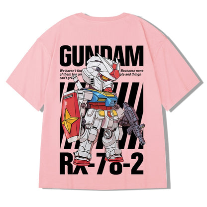 Oversize Robot Print T-shirt