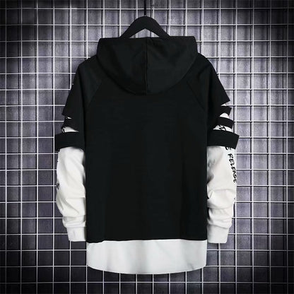 Men Letter Print Prowow Hoodies Sweatshirt