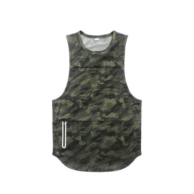 Zipper Summer Breathable Tank Tops