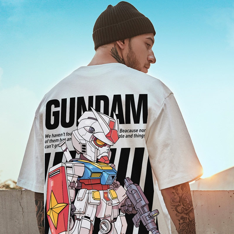 Oversize Robot Print T-shirt