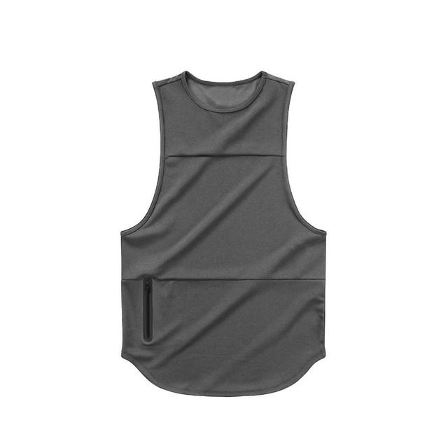 Zipper Summer Breathable Tank Tops