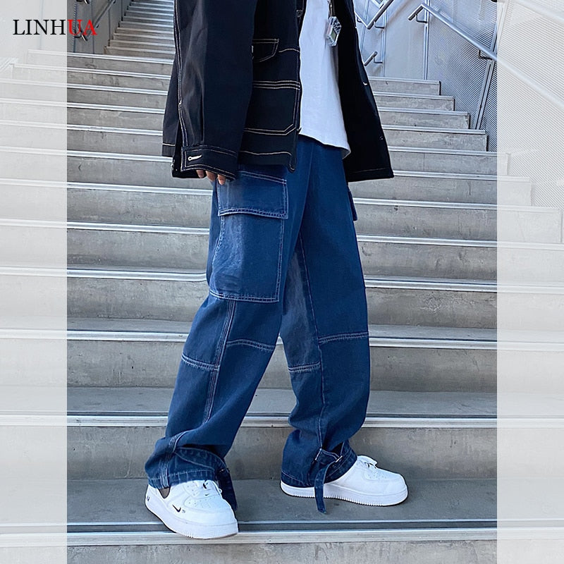 Hip Hop Streetwear Baggy Denim Jeans