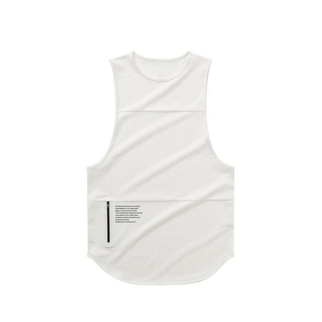 Zipper Summer Breathable Tank Tops