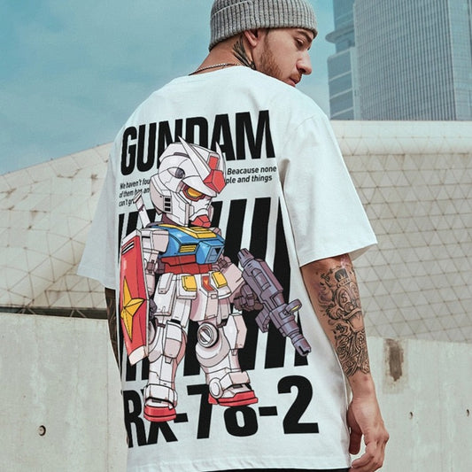 Oversize Robot Print T-shirt