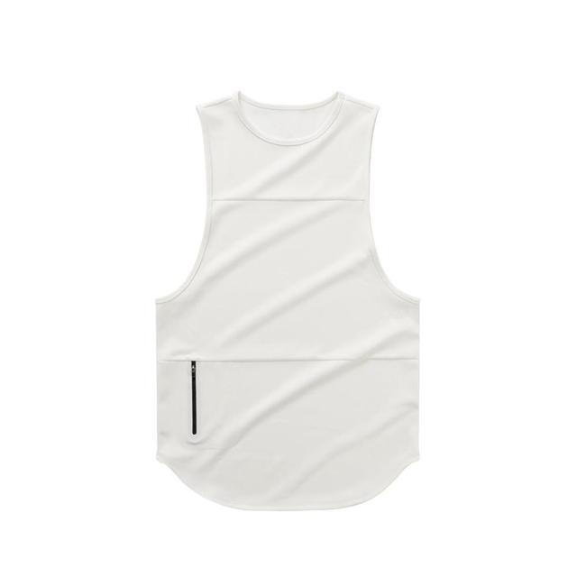 Zipper Summer Breathable Tank Tops