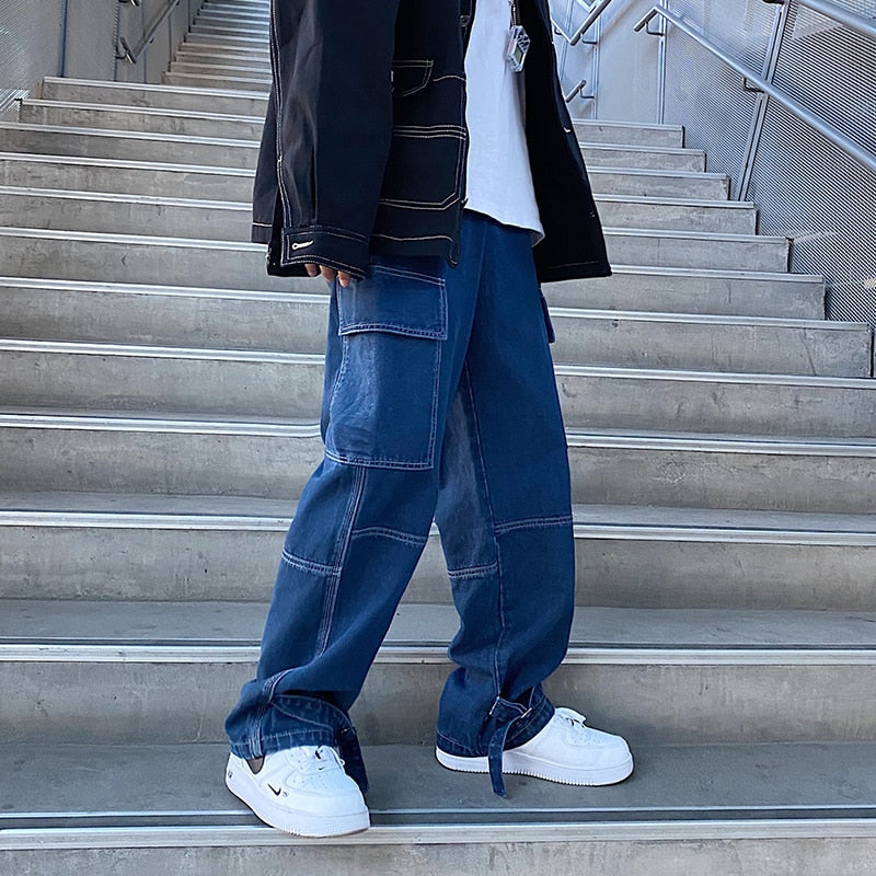 Hip Hop Streetwear Baggy Denim Jeans