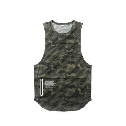 Zipper Summer Breathable Tank Tops