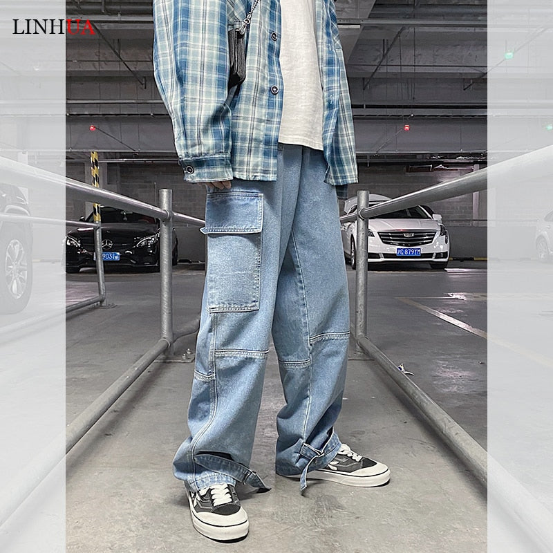 Hip Hop Streetwear Baggy Denim Jeans