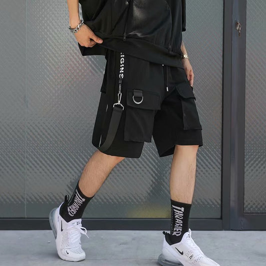 Hip Hop Punk Streetwear Cargo Shorts