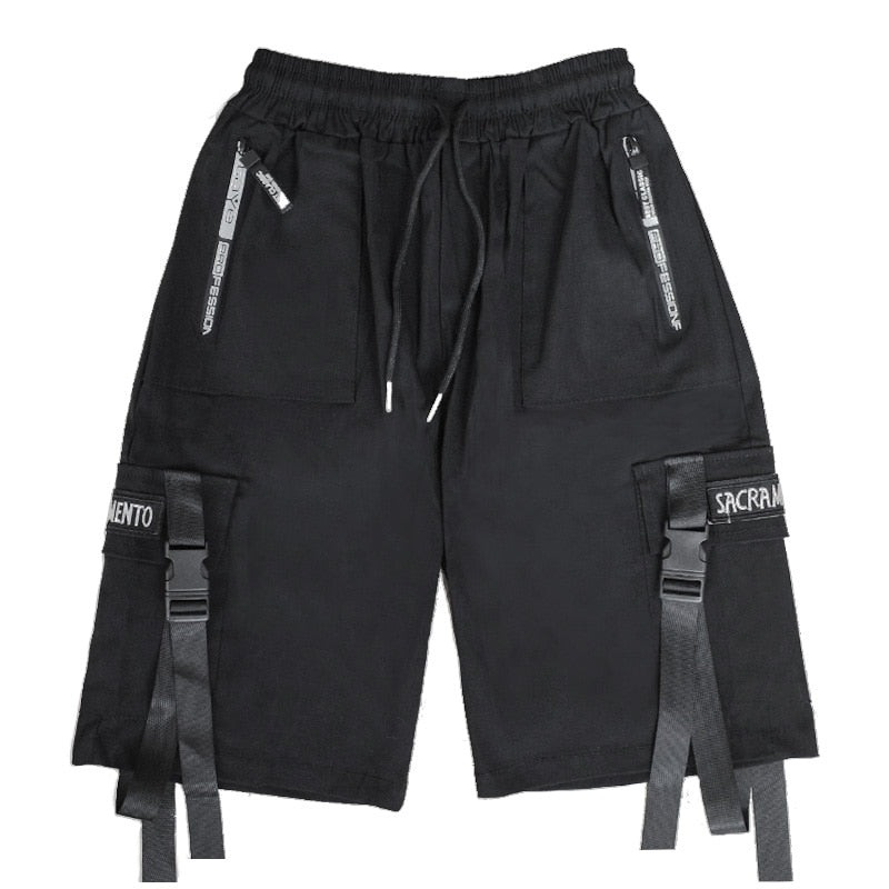 Hip Hop Punk Streetwear Cargo Shorts