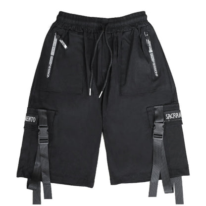 Hip Hop Punk Streetwear Cargo Shorts