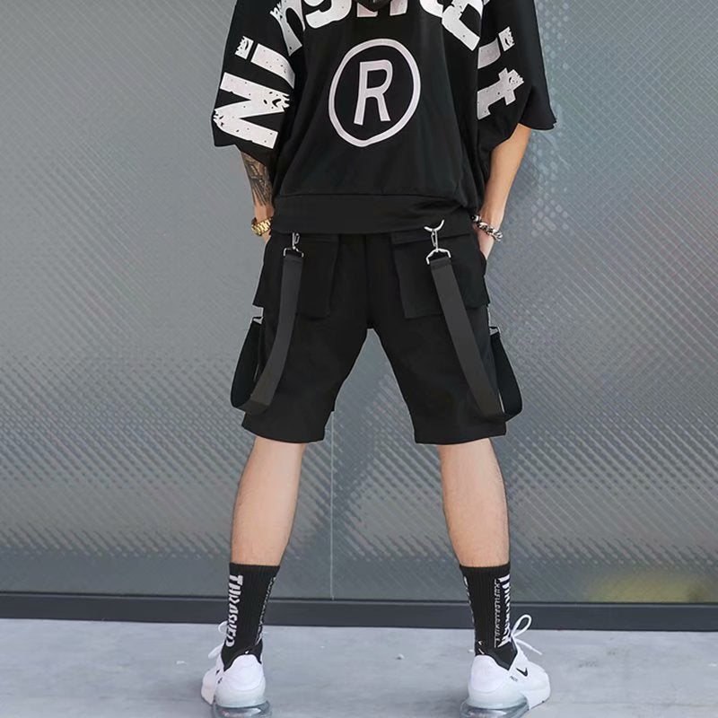 Hip Hop Punk Streetwear Cargo Shorts