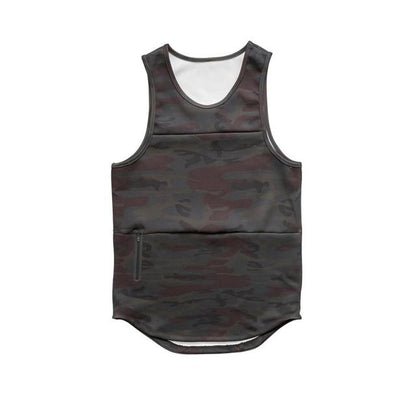 Zipper Summer Breathable Tank Tops