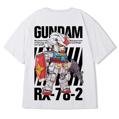 Oversize Robot Print T-shirt