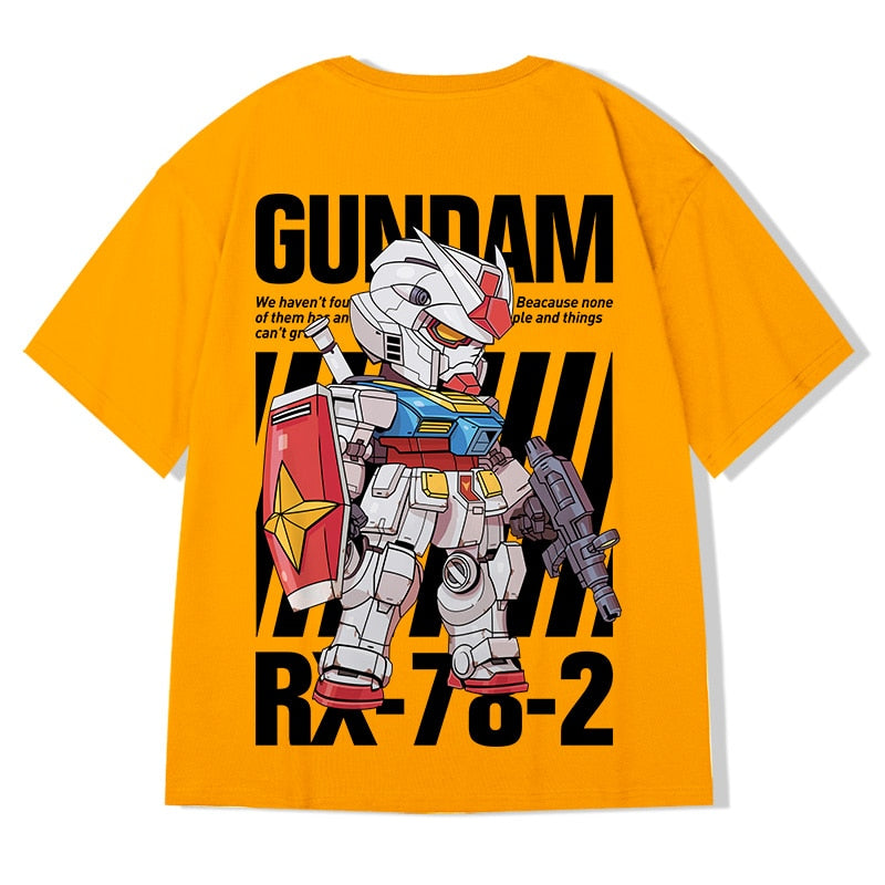 Oversize Robot Print T-shirt