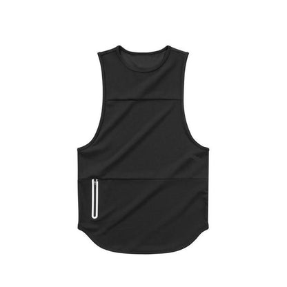 Zipper Summer Breathable Tank Tops