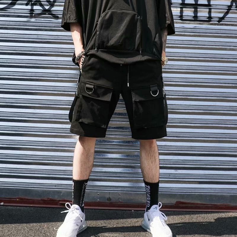 Hip Hop Punk Streetwear Cargo Shorts