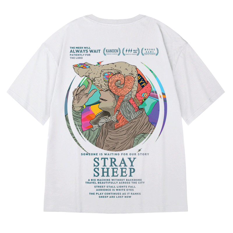 Stray Sheep Harajuku Oversized T-shirt