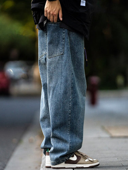 Japanese Streetwear Distressed Jeans