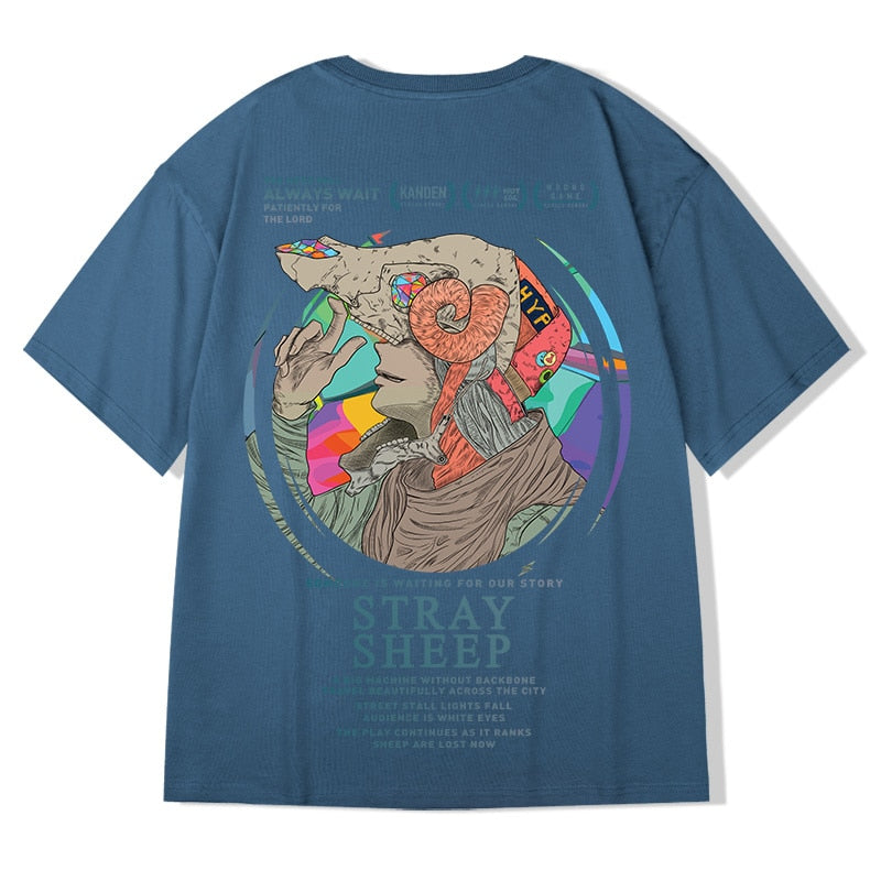 Stray Sheep Harajuku Oversized T-shirt