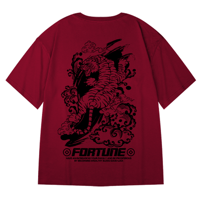 Streetwear Harajuku Wine Red T-shirt