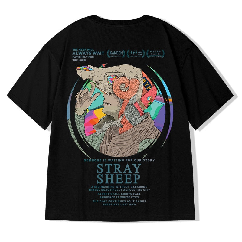 Stray Sheep Harajuku Oversized T-shirt