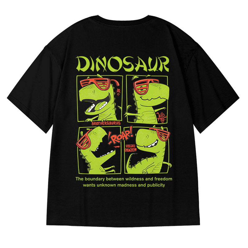 Dinosaurs Hip Hop Streetwear T-shirt