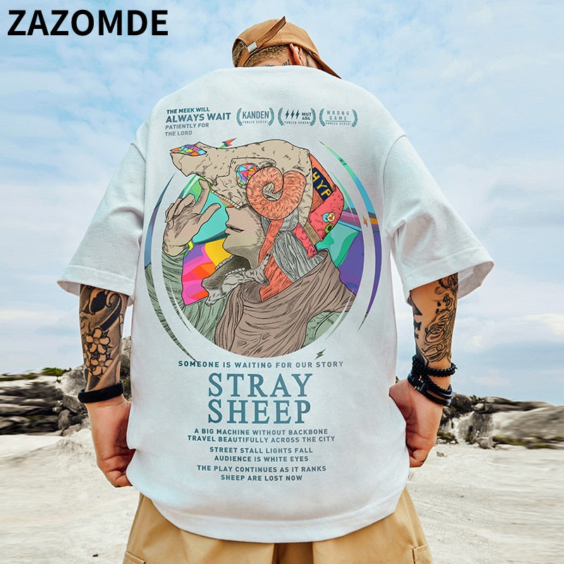 Stray Sheep Harajuku Oversized T-shirt