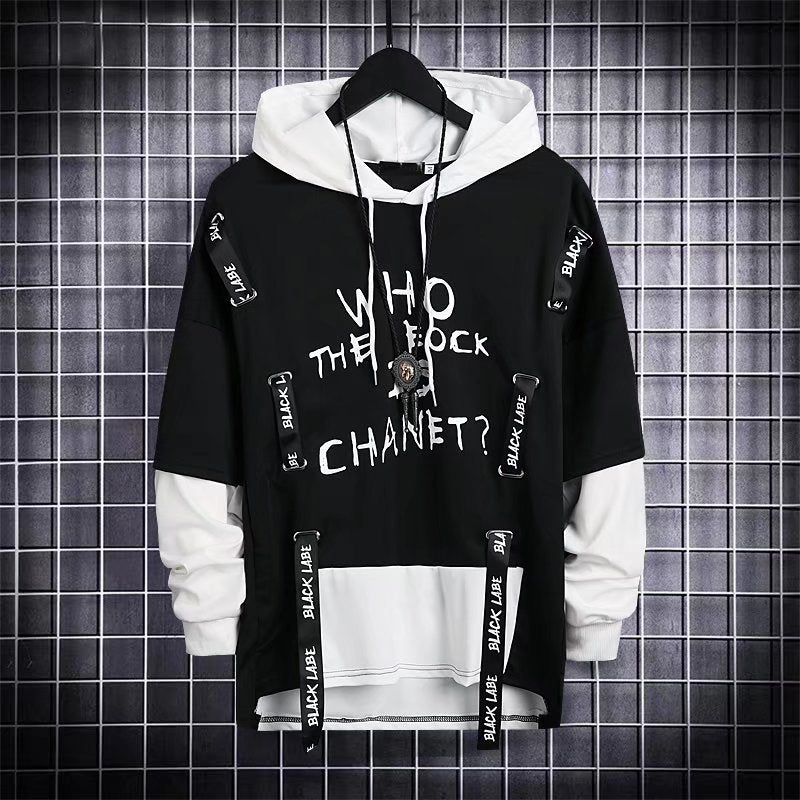 Harajuku Patchwork Japanese Hoodie