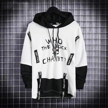 Harajuku Patchwork Japanese Hoodie